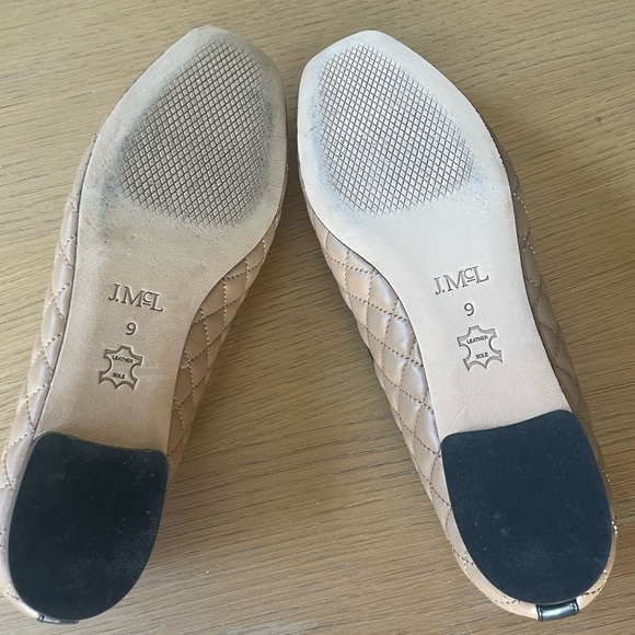 J. McLaughlin QUILTED LEATHER FLATS - Picture 13 of 14